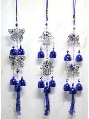 Metal Nazar Boncuğu Çan Model 12