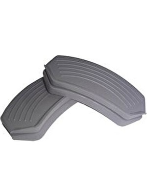 Silikon Tencere Tava Tutacağı Yanmaz Yapışmaz Tutamaç Set 9 x 4 cm Gri ( 1 Set 2 Adetten Oluşur )