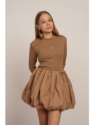 Loco Loco Paraşüt Balon Etek - Camel