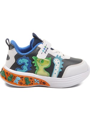 Lacivert Cırtlı Hafif Esnek Bebek Spor Ayakkabı 2065 B