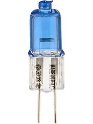 12VOLT 20WATT Beyaz G4 Duylu Iğne Bacak Halogen Kırık Beyaz Işık Kapsul Ampul (Trafo ile Çalışır)