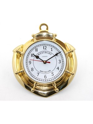 Pirinç Çapalı Duvar Saati