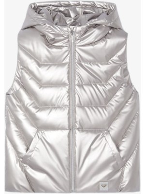 Mayoral Kız Şişme Yelek - Gümüş