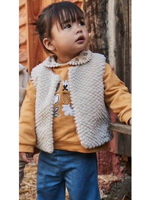 Mayoral Kürk Bebe Yelek - Bej