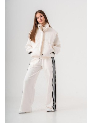 Paraşüt Kız Şişme Yelek - Ekru