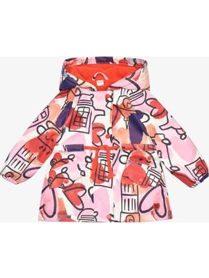 Tuc Tuc Kalpli Yağmurluk - Beyaz