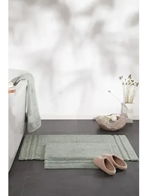 Felicia Banyo Paspası Seti - Nil Yeşili