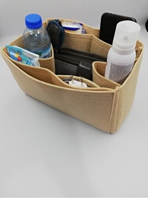 Çift Suluklu Standart Çanta Içi Organizer 28X15X12 Olculu