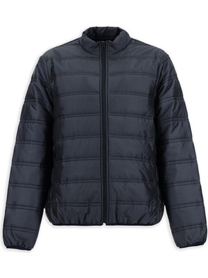 Regular Fit Düz Kapitone Mont