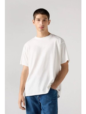 Levi's Erkek Vintage Fit Graphic Teet Archiva Baskılı Erkek Beyaz T-Shirt - A9440-0014