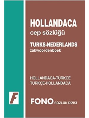 Hollandaca Cep Sözlüğü Hollandaca Türkçe  Türkçe Hollandaca