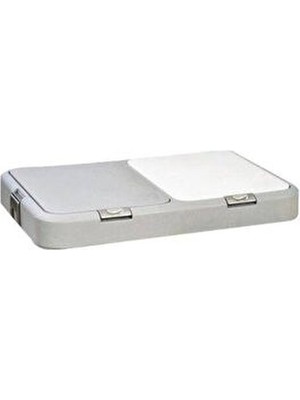 80 Litre Çift Gözlü Kirli Çamaşır Sepeti Yedek Kapak Üst