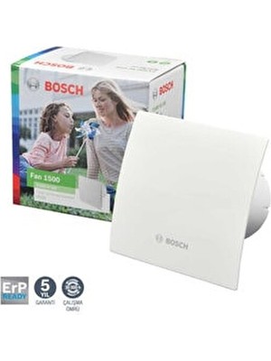 Bosch 1500 W 100 Duvar Tipi Aspiratör 95M3/h 39DB-A Beyaz Renkli