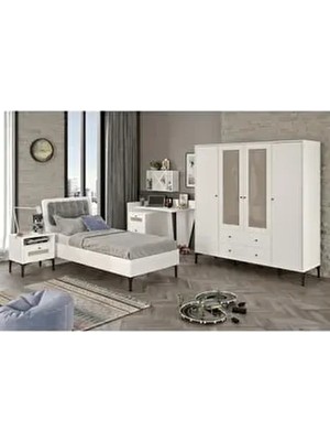 Trio White Xl Genç ODASI(%100MDF)
