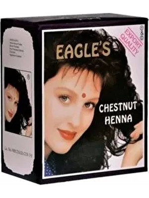 Eagle's Chestnut Henna Kestane Rengi Hint Kınası 6'lı Kutu