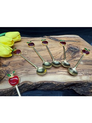 Esbeycam Elma Çay Kaşığı