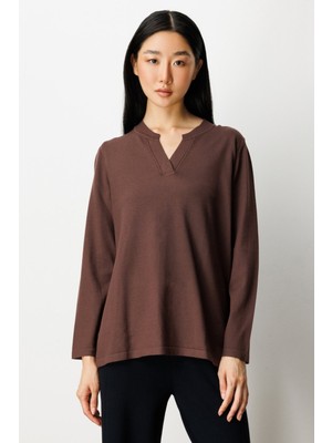 On Hakim Yaka Triko Kazak Kahve 65399