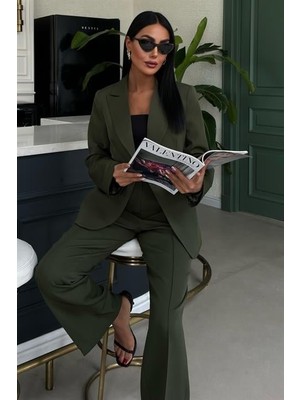 Sırt Dantel Detay Premium Takım Elbise 10031