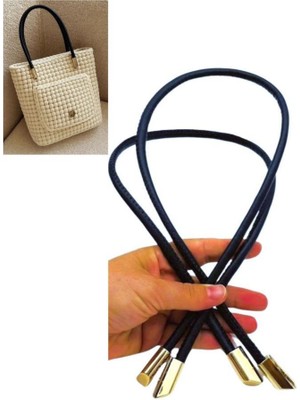 Angel Çanta Aksesuar 60 cm Lacivert Renk Trend Model Çift Çanta Sapı