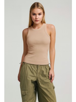 Novelle Halter Yaka Fitilli Atlet