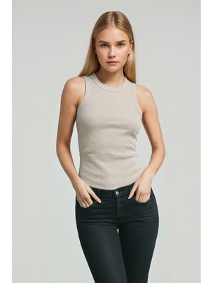 Novelle Halter Yaka Fitilli Atlet