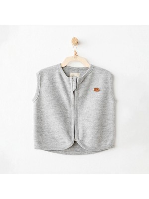 Andywawa AC26211 Casual Yelek Grey