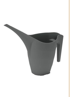 Çiçek Sulama Kabı - Koyu Gri Renk Şık Sulama Kabı 1 Litre