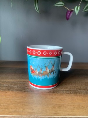 Yeni Yıl-Noel Baba Geyik Model Tekli Kupa