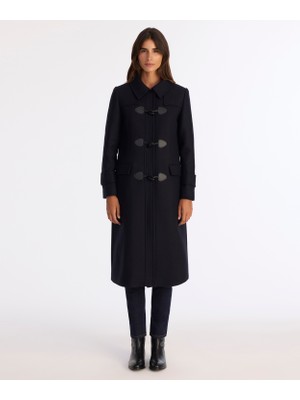 Yargıcı Regular Ceket Yaka Uzun Kol Palto