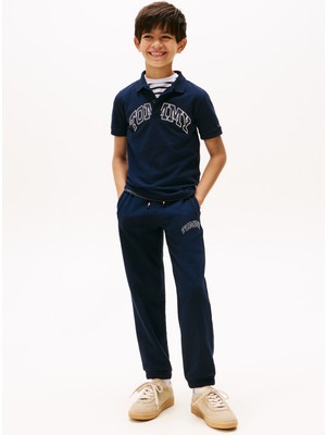 Tommy Hilfiger Lastikli Paça Lacivert Erkek Çocuk Eşofman Altı KB0KB09905C1G