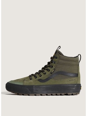 Vans VN000DAQ2031-MTE Sk8-Hi Waterproof Yeşil - Siyah Süet + Deri Erkek Lifestyle Ayakkabı