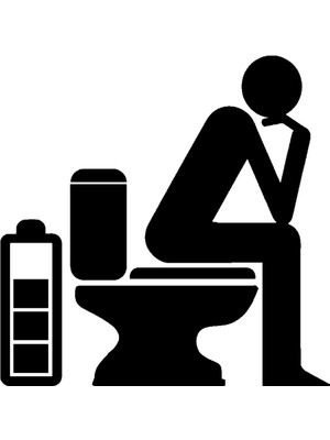 Çınarrium Wc Sticker 10 x 7 cm