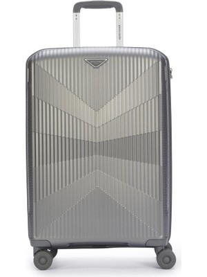 Pierre Cardin Trolley Valiz Gri Orta Boy 04PC8009-02-GR