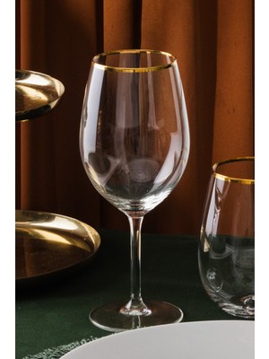 Rakle Astoria Gold 6'lı Kadeh Seti 540 cc