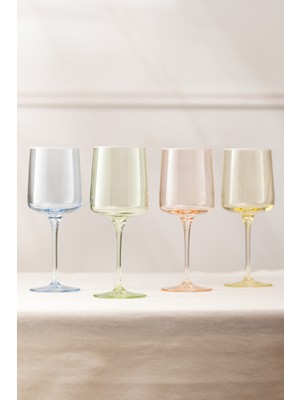 Rakle Colore 4'lü Kadeh Seti 320 cc