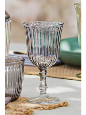 Rakle Splendid 4'lü Kadeh Seti Füme 240 cc