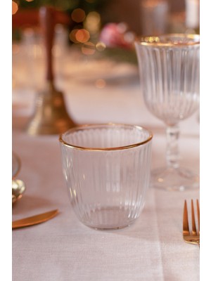 Rakle Splendid Gold 4'lü Su Bardağı Seti 290 cc