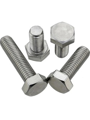 Altıköşe Altıgen Akb Civata M10X35 - 100 Adet