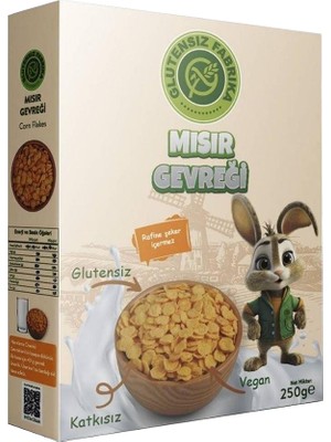 Glutensiz Fabrika Glütensiz Yerli Mısır Gevreği 250 g 