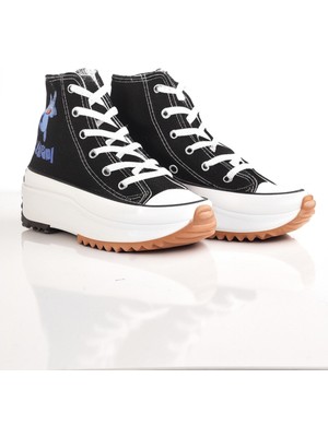 Labubu Baskılı Yüksek Taban Boğazlı Converse