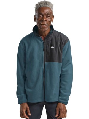 Jack Wolfskin Sumetro Fz Erkek Mavi Polar Ceket