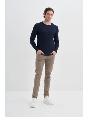 Cazador Waffle Rahat Kumaş %100 Pamuklu Slim Fit SWEATSHIRT-51640