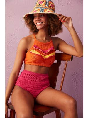 Penti Pembe Pia Triko Şort Bikini Altı