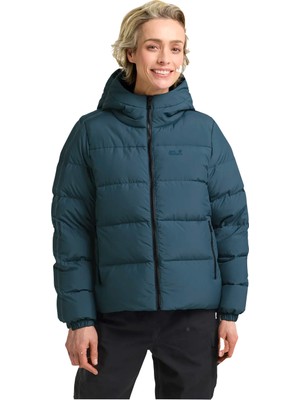 Jack Wolfskin Frozen Palace Rds Kadın Mavi Outdoor Ceketi