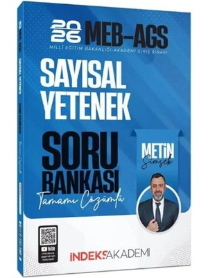İndeks Akademi 2026 MEB-AGS Sayısal Yetenek Soru Bankası Çözümlü