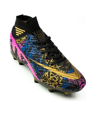 Babalı Mnc 565 Laliga Siyah Çocuk Çoraplı Krampon