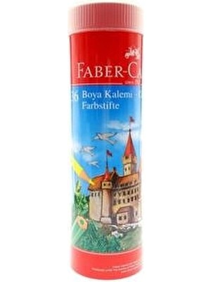 Faber-Castell 36'lı Kuru Boya Kalemi Kırmızı Renkli Çizim İçin Uygun Set