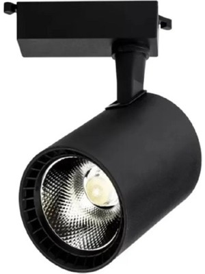 Ekim Aydınlatma 30 W Ray Spot Armatürü Siyah Kasa Beyaz Işık 6500K (Ray Dahil Değildir) Zmr