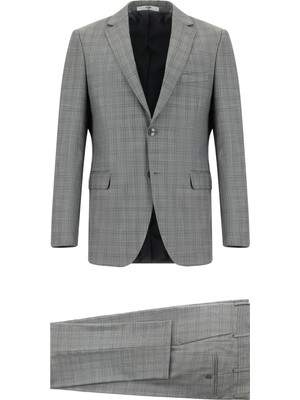 Kiğılı 6 Drop Regular Fit Standart Kesim Ekose Takım Elbise