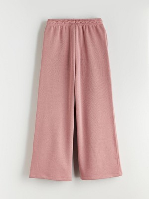 Beli Lastikli Kalın Kız Çocuk Eşofman Alt  (W5)